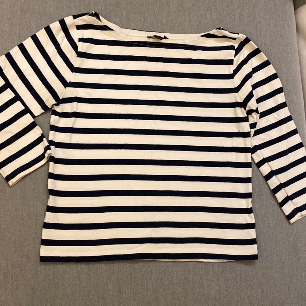 J. Crew Cotton Classic Striped Top